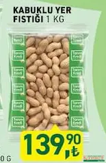 TARIM KREDİ KABUKLU YER FISTIĞI 1 KG fiyat ve kampanya bilgisi